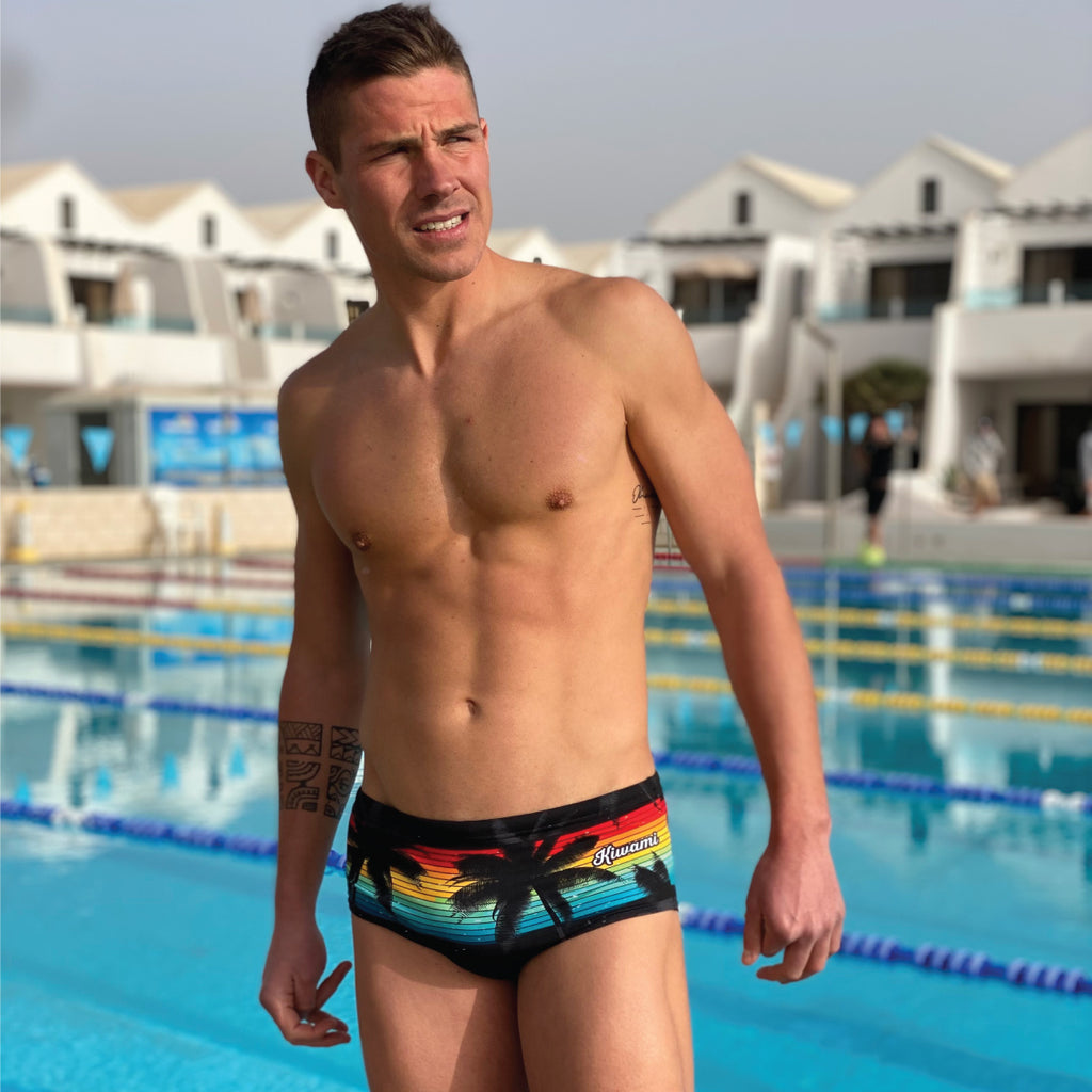 Boxer de natation homme venice pour les entrainements triathlon - Kiwami